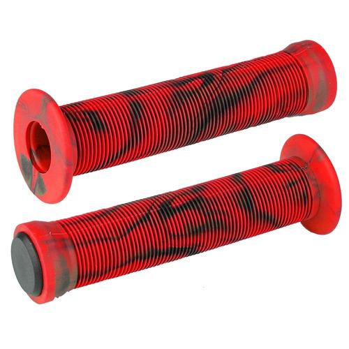 Noir Et Rouge - Poignées De Scooter Et Bmx, 145mm, À Col Long Souple, Pour Scooter Et Freestyle