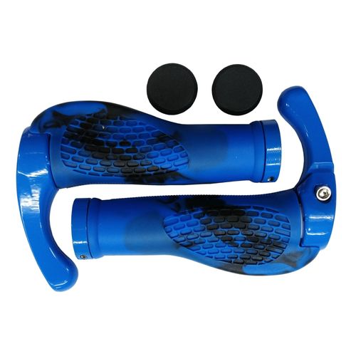 Bleu - Poignées Ergonomiques Pour Guidon De Vélo, Embouts De Barre, Prises Vtt Confortables, Pièces De Cyclisme, Poignées De Vélo Pour Vélo