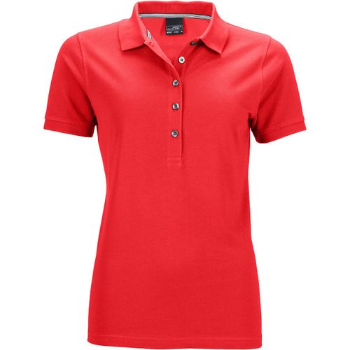 Polo Femme Manches Courtes Jn707 - Rouge Clair