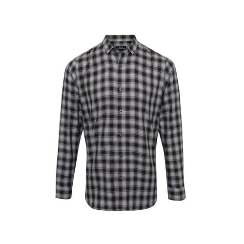 Chemise Manches Longues - Homme - Pr250 - Gris Et Noir