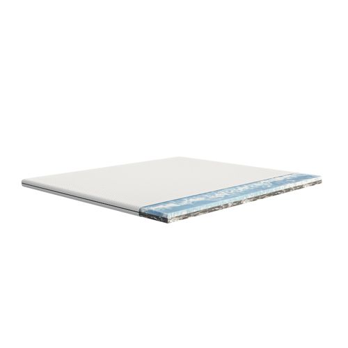 EMMA | Surmatelas Réversible 200x200cm Mousse À Mémoire De Forme Face Souple Ou Ferme Elu Produit De L'Année 2022