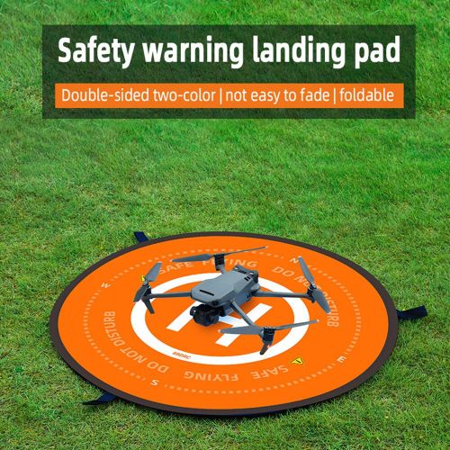 Universal Orange Blue 55cm / 75cm Drone Parking Tablier Tapis Double Face Pliable Landing Pad Pièces Accessoires Pour Dji Mini 3 Pro-Générique