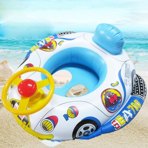 Volant De Voiture Gonflable, Bateau, Sécurité Bébé Natation Anneau De Siège, Flotteur Enfants Matelas À Air Jouets D'eau