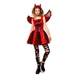 Costume Punki Diablesa Avec Ailes Femmes