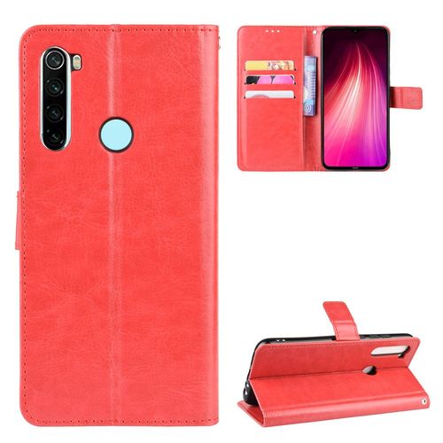 Coque Xiaomi Redmi Note 8,Etui Pour Xiaomi Redmi Note 8,Coque En Cuir Pour Xiaomi Redmi Note 8,Convient A Etui La Xiaomi Redmi Note 8,Rouge