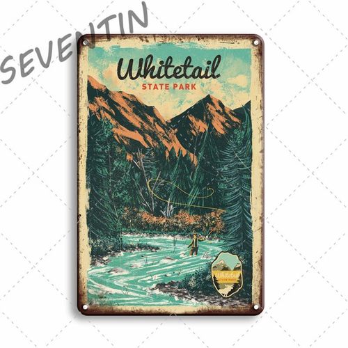 20x30cm - Affiche En Métal Tour Eiffel, Plaque Métallique Vintage New York, En Étain, Autocollants Muraux Décoratifs, Décoration Murale De Bar De Pub Irlandais