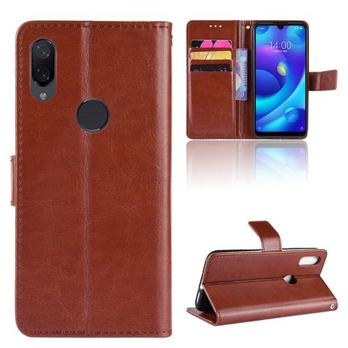 Coque Xiaomi Redmi Note 7s,Etui Pour Xiaomi Redmi Note 7s,Coque En Cuir Pour Xiaomi Redmi Note 7s,Convient A Etui La Xiaomi Redmi Note 7s,Marron