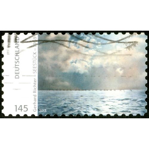 Timbre Oblitéré Deutschland, Gerhard Richter - Seestück 1969, 2013, 145