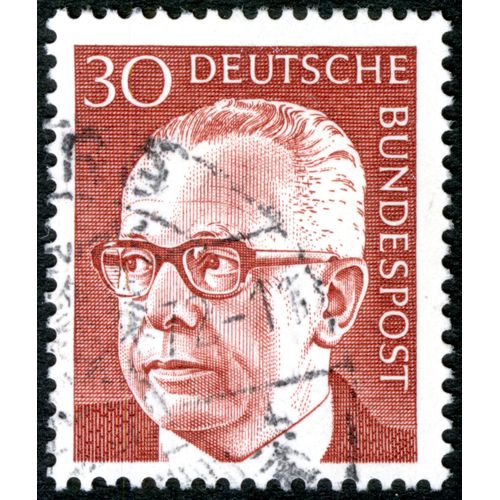 Timbre Oblitéré Deutsche Bundespost 30