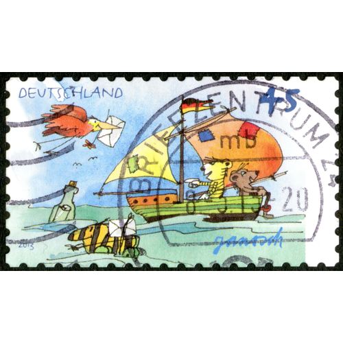 Timbre Oblitéré Deutschland, Janosch, 2013, 45