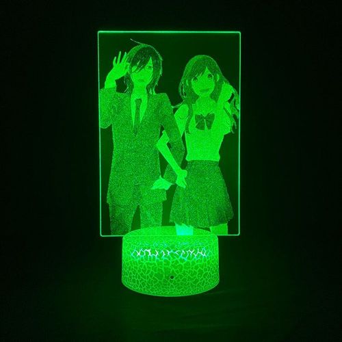 Lampe De Bureau À Capteur Led, Design Créatif, Art Manga, Décoration De Table, Veilleuse Pour Salle De Jeu Otaku