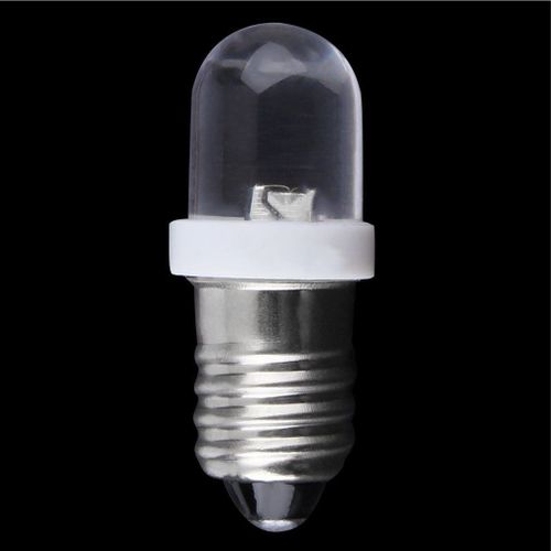 Ampoule Led E10 6v Dc, Indicateur De Base De Vis Durable, Blanc Froid, Lampe À Éclairage Élevé, Blanc Froid