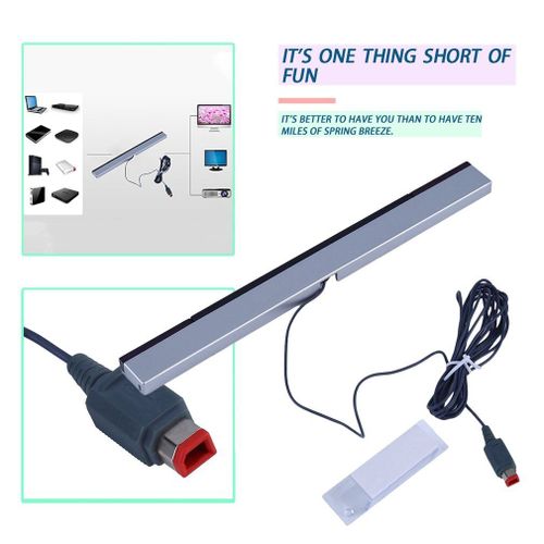 Capteur De Mouvement Filaire Rayon Infrarouge À Distance, Inducteur Ir, Fournitures Pour Nintendo Wii