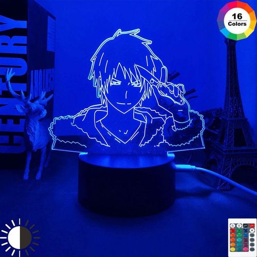 Lampe Led en 3d pour chambre à coucher, personnage de Bungo, chiens errants, Izaya Orihara, veilleuse, cadeau pour enfants