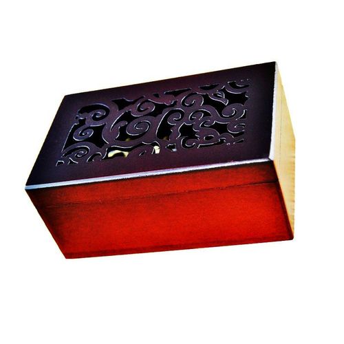 Boîte À Musique Carrée En Bois Sculpté, Cadeau Exquis Pour Anniversaire/Saint-Valentin, Boîte À Musique Château De La Mélodie Dans Le Ciel