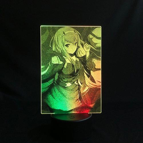 Lampe Led 3d À Capteur Tactile Darling In The Franxx 02, Anime Japonais, Table Colorée, Deux Tons, Meilleure Vente