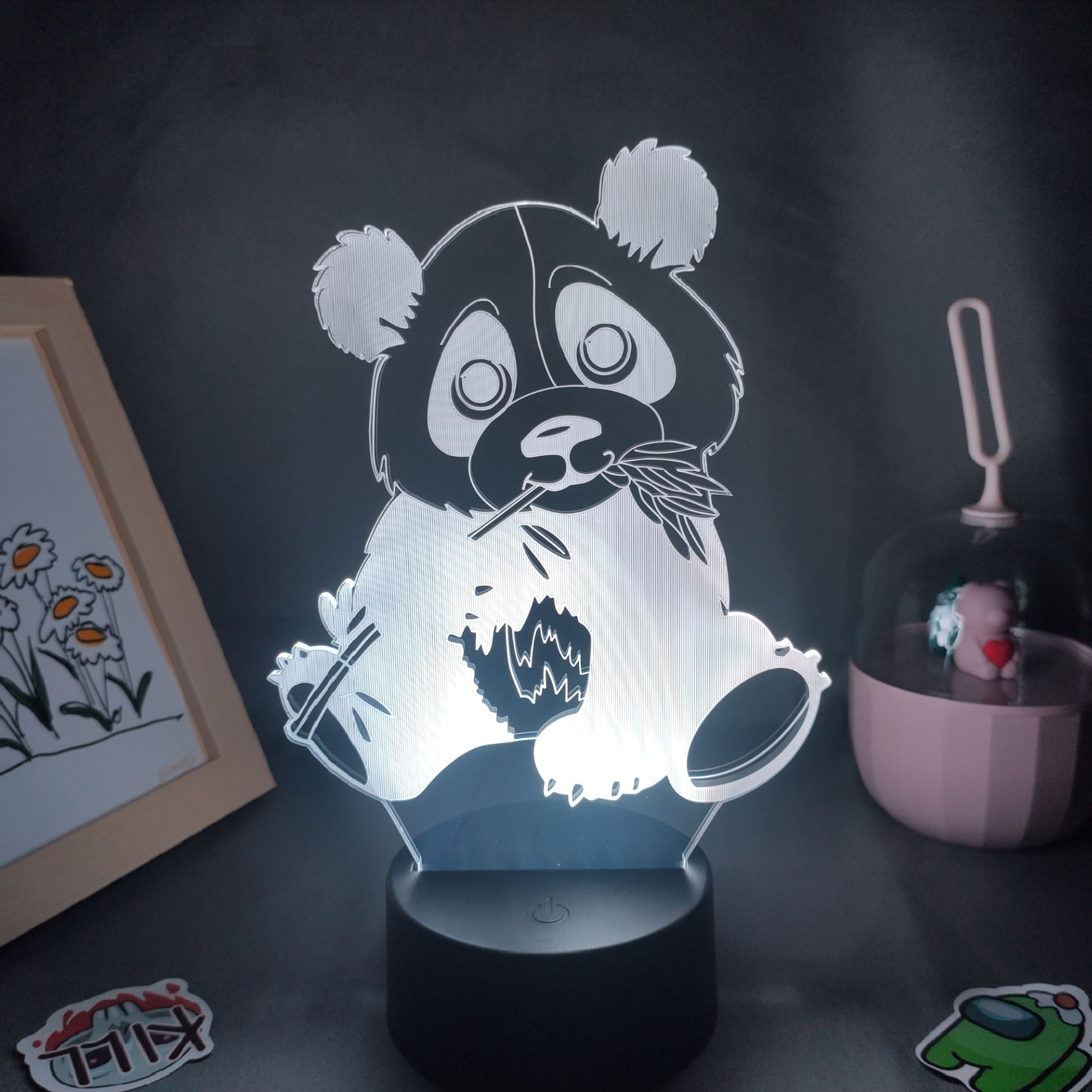 1 Pièce Lampe De Nuit Décorative À Led En Acrylique 3d De Noël En Forme  D'ours Pour La Chambre D'enfants, Lampe De Chevet Cadeau, Mode en ligne