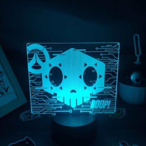 Lampe Led Colorée Overwatch Ow Game Figure, Sombra, Olivia, Colomar, Veilleuse Rgb, Cadeau D'anniversaire Pour Amis, Salle De Jeu, Table, Décor