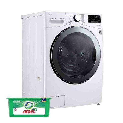 LG Lave-Linge Frontal 17kg 1100trs/min Grande Capacité Wi-Fi Machine à laver hublot