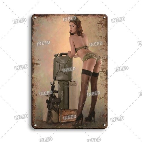 20x30cm - Affiche Rétro Personnalisée, Plaque En Métal, Divers Thèmes, Poster En Étain, Peinture Sur Fer, Voiture Ancienne, Fille Sexy, Décoration Du Salon Et De La Maison