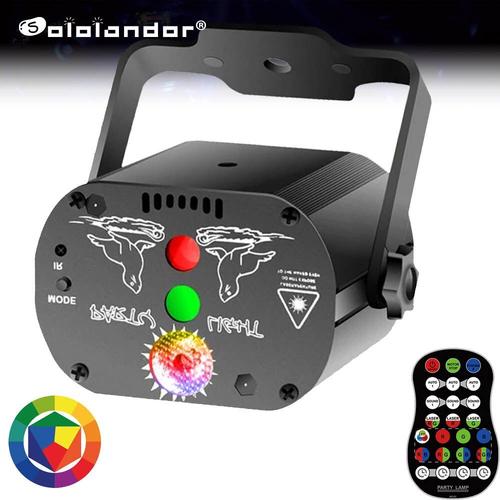 Mini Lumière Disco Rgb Led, Projecteur De Scène Laser Rouge Bleu Vert, Lampe Rechargeable Usb Pour Fête D'anniversaire Et Mariage