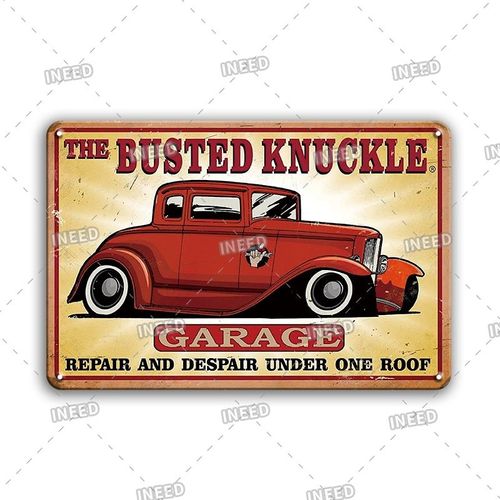 20x30cm - Affiche Rétro Personnalisée, Plaque En Métal, Divers Thèmes, Poster En Étain, Peinture Sur Fer, Voiture Ancienne, Fille Sexy, Décoration Du Salon Et De La Maison