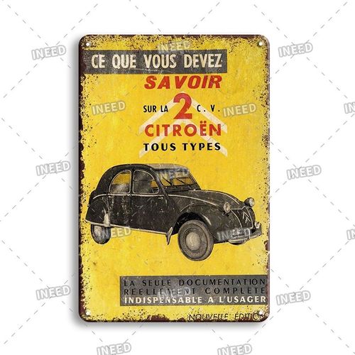 20x30cm - Affiche Rétro Personnalisée, Plaque En Métal, Divers Thèmes, Poster En Étain, Peinture Sur Fer, Voiture Ancienne, Fille Sexy, Décoration Du Salon Et De La Maison