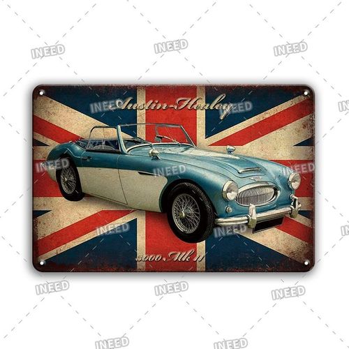 20x30cm - Affiche Rétro Personnalisée, Plaque En Métal, Divers Thèmes, Poster En Étain, Peinture Sur Fer, Voiture Ancienne, Fille Sexy, Décoration Du Salon Et De La Maison
