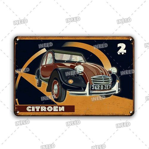 20x30cm - Affiche Rétro Personnalisée, Plaque En Métal, Divers Thèmes, Poster En Étain, Peinture Sur Fer, Voiture Ancienne, Fille Sexy, Décoration Du Salon Et De La Maison