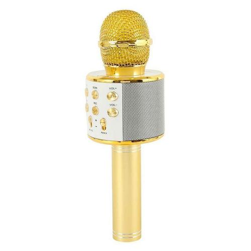 Microphone Sans Fil Karaoké, Micro Enfant Microphone Bluetooth Portable pour  Fête Chanter Idée Cadeau de Noël Anniversaire BLEU