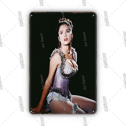 20x30cm - Affiche'art Pour Filles Shabby Chic Et Sexy, Plaque En Métal, Signe En Étain, Vintage Homme Grotte Salle De Bains, Panneau Décoratif Rétro, Décor Mural De Maison