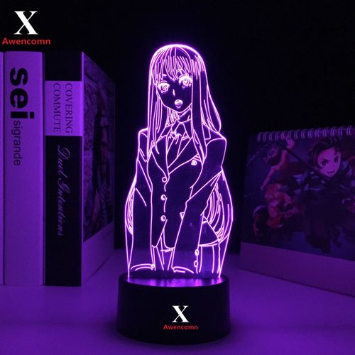Lampe Led 3d En Acrylique Saki Yoshida, Cadeau D'anniversaire, Veilleuse Décorative Pour Chambre À Coucher