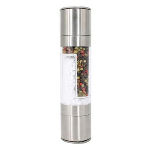 Moulin À Poivre Manuel 2 En 1 En Acier Inoxydable, Moulins D'épices, Poivrière Et Salière, Ustensiles De Cuisine, Accessoires De Cuisson
