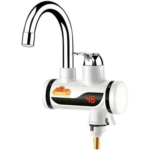 Robinet de cuisine chauffe-eau électrique instantané, eau chaude et...