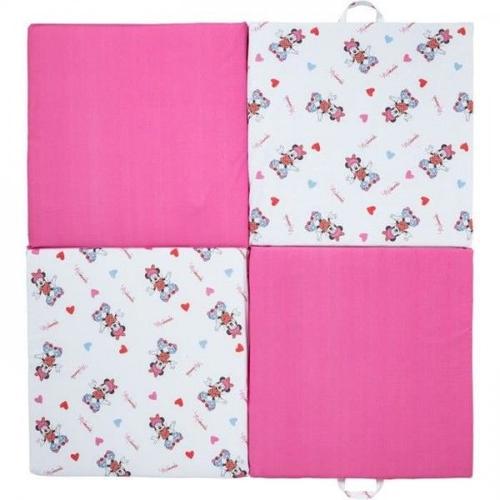 Tapis Calin 2 En 1 Disney Minnie Sport - Coton/Polyester - 60 X 60 X 5 Cm