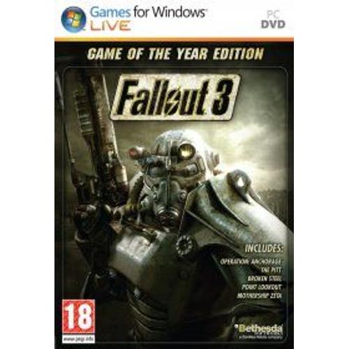 Fallout 3: Game Of The Year - Steam - Jeu En Téléchargement - Ordinateur Pc