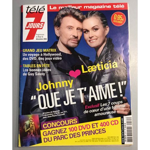 Télé 7 Jours - Johnny Hallyday - N° 2271