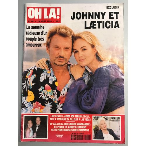 Oh La! N°48 - Johnny Hallyday Et Laeticia - 18 Août 1999