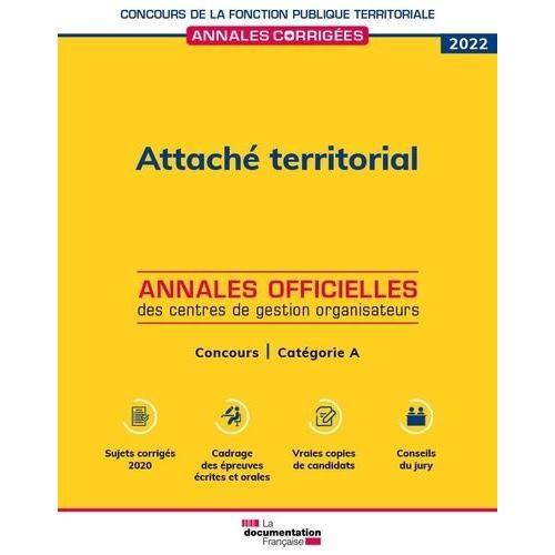 Attaché Territorial - Concours Externe, Interne, 3e Concours Catégorie A