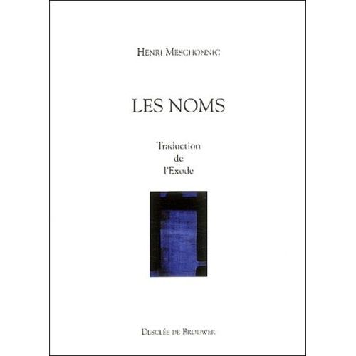 Les Noms - Traduction De L'exode (1 Cd Audio)