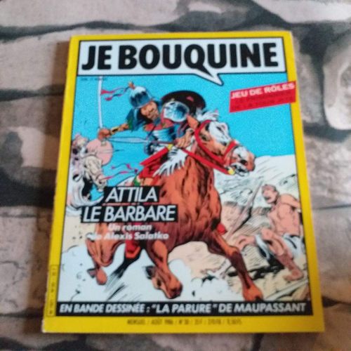 Je Bouquine Nº30 - Attila Le Barbare - Aout 1986