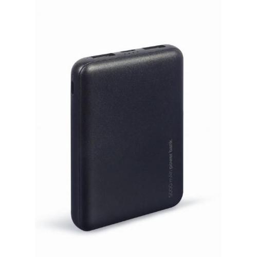 Powerbank Gembird 5000mah 1x Microusb A 2x Usb-A Negro