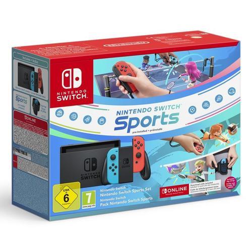 Nintendo Switch + Switch Sports + Nintendo Switch Online 12 Mois