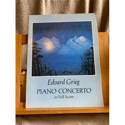 Edvard Grieg Concerto Pour Piano Partition D'orchestre Éditions Dover