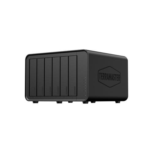 TERRAMASTER F6-424 NAS Stockage 6 Baies – Processeur Quad-Core N95, 8 GB de RAM DDR5, Deux Ports 2.5 GbE, Stockage NAS Haute Performance (sans Disque)