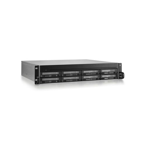 TERRAMASTER U8-500 Plus NAS Storage - 8 Bay Core i7 1255U 10-Cores 12-Threads CPU, 16Go DDR5, 2 X 10GbE Ports, Stockage en réseau en Rack 2U (sans Disque)
