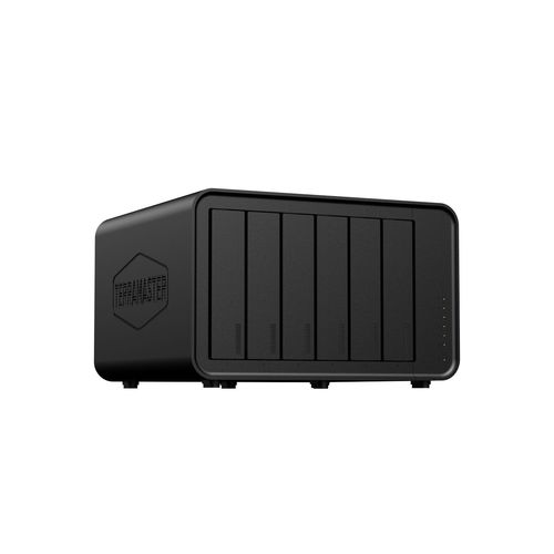 TERRAMASTER F6-424 Max Stockage NAS - 6 Baies Core i5 1235U 10-Cores 12-Threads, 8GB DDR5 RAM, Deux Ports 10GbE, Stockage Réseau de Pointe pour Les Affaires (sans Disque)