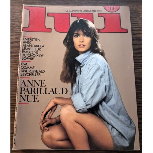 Lui 231 Avril 1983 Cover Anne Parillaud Entierement Nue Seychelles Erotic Helmut Witkraft Charme