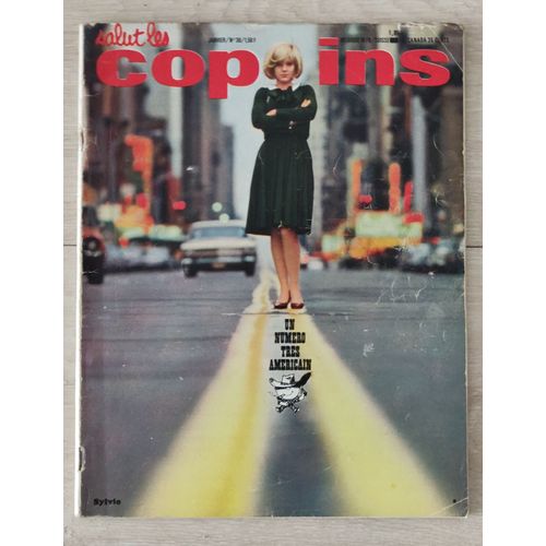 Vintage Pop Rock Magazine: Sylvie Vartan " Le Carnet New Yorkais De Sylvie " Revue Salut Les Copains N.30 Janvier 1965.