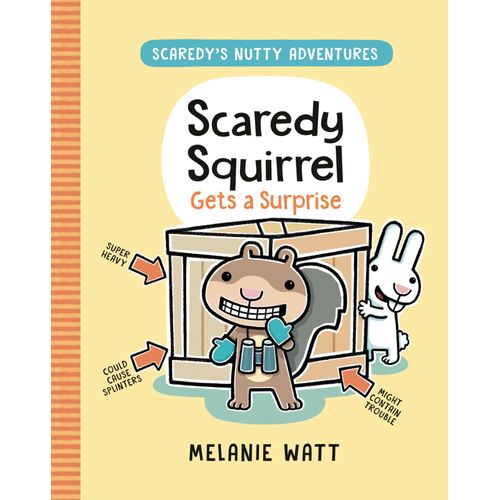 Scaredy Squirrel Gets A Surprise